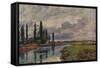 Poplars in the Thames Valley, c19th century, (1938)-Alfred William Parsons-Framed Stretched Canvas