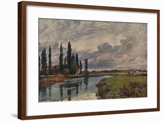 Poplars in the Thames Valley, c19th century, (1938)-Alfred William Parsons-Framed Giclee Print