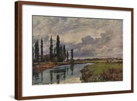 Poplars in the Thames Valley, c19th century, (1938)-Alfred William Parsons-Framed Giclee Print