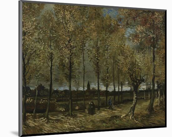 Poplars near Nuenen, 1885-Vincent van Gogh-Mounted Art Print