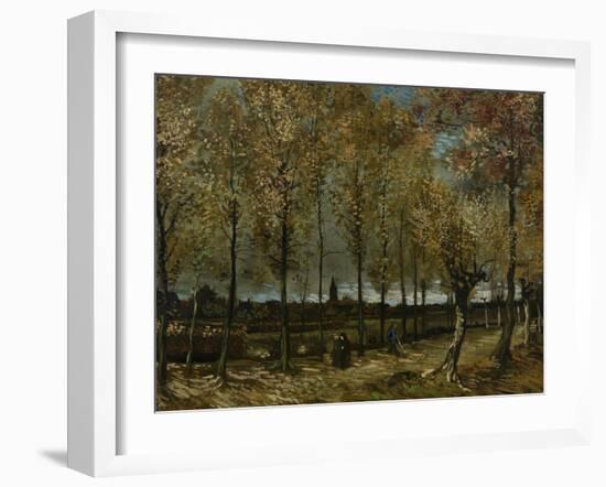 Poplars Near Nuenen, 1885-Vincent van Gogh-Framed Giclee Print