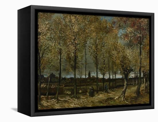 Poplars Near Nuenen, 1885-Vincent van Gogh-Framed Stretched Canvas