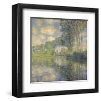 Poplars on the Epte, 1891-Claude Monet-Framed Giclee Print