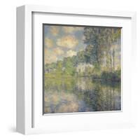 Poplars on the Epte, 1891-Claude Monet-Framed Giclee Print