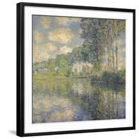 Poplars on the Epte, 1891-Claude Monet-Framed Giclee Print