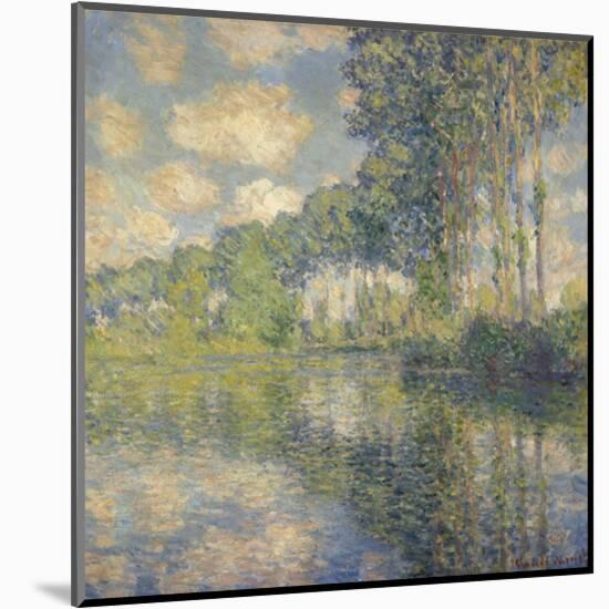 Poplars on the Epte, 1891-Claude Monet-Mounted Art Print