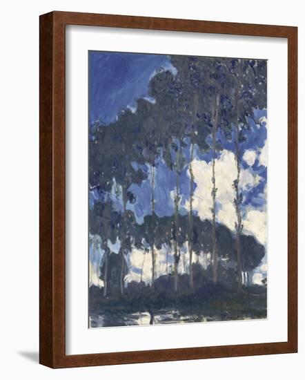 Poplars on the Epte, 1891-Claude Monet-Framed Premium Giclee Print