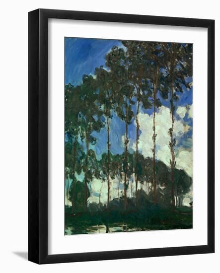 Poplars on the Epte, 1891-Claude Monet-Framed Giclee Print