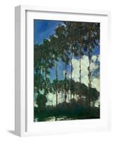 Poplars on the Epte, 1891-Claude Monet-Framed Giclee Print