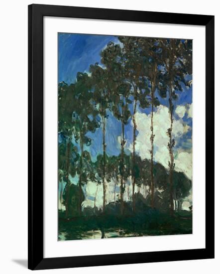 Poplars on the Epte, 1891-Claude Monet-Framed Giclee Print