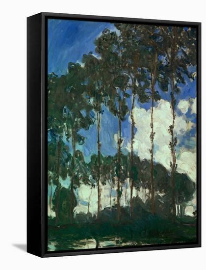 Poplars on the Epte, 1891-Claude Monet-Framed Stretched Canvas