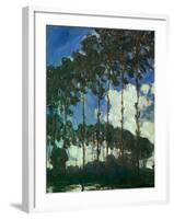 Poplars on the Epte, 1891-Claude Monet-Framed Giclee Print