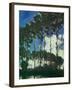 Poplars on the Epte, 1891-Claude Monet-Framed Giclee Print