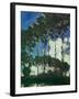 Poplars on the Epte, 1891-Claude Monet-Framed Giclee Print