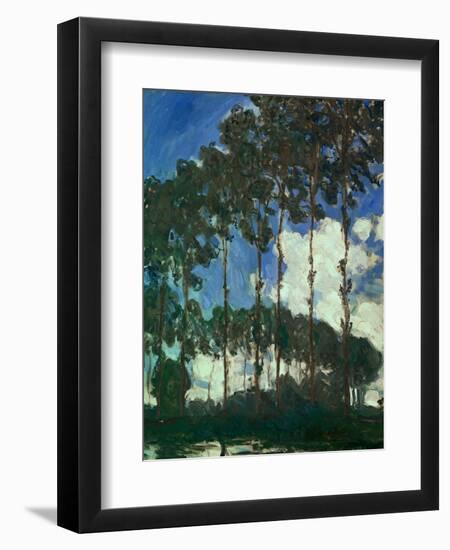 Poplars on the Epte, 1891-Claude Monet-Framed Premium Giclee Print