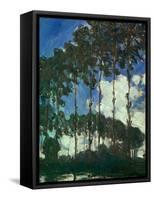 Poplars on the Epte, 1891-Claude Monet-Framed Stretched Canvas