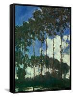 Poplars on the Epte, 1891-Claude Monet-Framed Stretched Canvas
