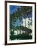 Poplars on the Epte, 1891-Claude Monet-Framed Premium Giclee Print