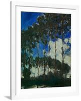 Poplars on the Epte River, 1891-Claude Monet-Framed Giclee Print