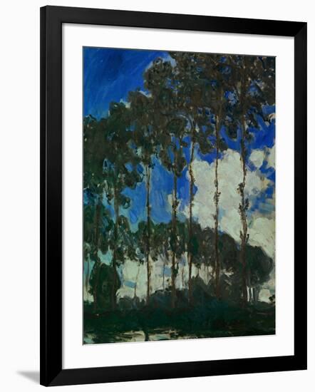 Poplars on the Epte River, 1891-Claude Monet-Framed Giclee Print