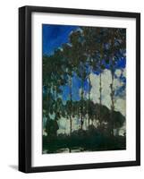 Poplars on the Epte River, 1891-Claude Monet-Framed Giclee Print