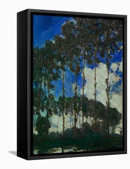 Poplars on the Epte River, 1891-Claude Monet-Framed Stretched Canvas