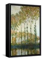 Poplars on the Epte-Claude Monet-Framed Stretched Canvas