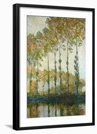 Poplars on the Epte-Claude Monet-Framed Giclee Print