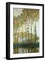 Poplars on the Epte-Claude Monet-Framed Giclee Print
