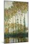 Poplars on the Epte-Claude Monet-Mounted Giclee Print