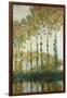 Poplars on the Epte-Claude Monet-Framed Giclee Print