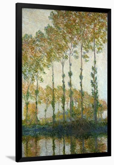 Poplars on the Epte-Claude Monet-Framed Giclee Print