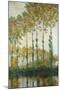 Poplars on the Epte-Claude Monet-Mounted Giclee Print