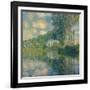 Poplars on the Epte-Claude Monet-Framed Giclee Print