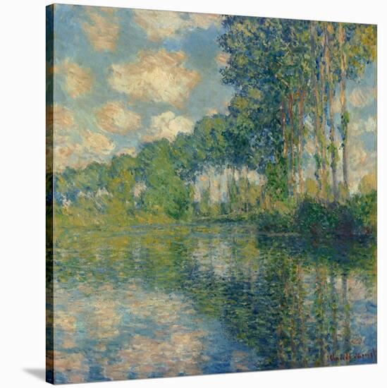 Poplars on the Epte-Claude Monet-Stretched Canvas