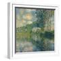 Poplars on the Epte-Claude Monet-Framed Premium Giclee Print