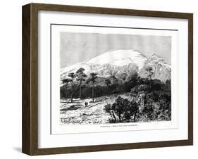 Popocatépetl, Mexico, 19th Century-null-Framed Giclee Print