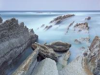 Rock Formations on Atxabiribil Beach, Basque Country, Bay of Biscay, Spain, October 2008-Popp-Hackner-Photographic Print