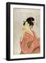 Poppen O Fuku Musume-Kitagawa Utamaro-Framed Giclee Print