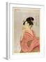Poppen O Fuku Musume-Kitagawa Utamaro-Framed Giclee Print