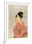 Poppen O Fuku Musume-Kitagawa Utamaro-Framed Giclee Print