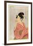 Poppen O Fuku Musume-Kitagawa Utamaro-Framed Giclee Print