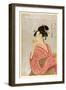 Poppen O Fuku Musume-Kitagawa Utamaro-Framed Giclee Print