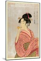 Poppen O Fuku Musume-Kitagawa Utamaro-Mounted Giclee Print