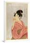 Poppen O Fuku Musume-Kitagawa Utamaro-Framed Giclee Print