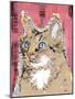Poppet Cat IV-Ken Hurd-Mounted Giclee Print