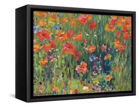 Poppies, 1888-Robert William Vonnoh-Framed Stretched Canvas