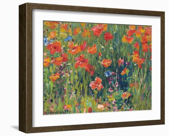 Poppies, 1888-Robert William Vonnoh-Framed Giclee Print