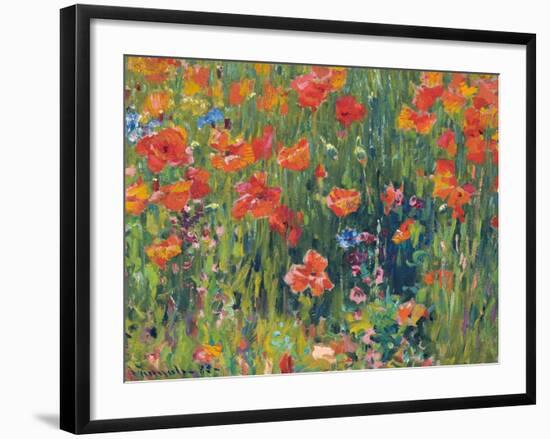 Poppies, 1888-Robert William Vonnoh-Framed Giclee Print