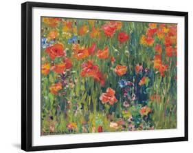 Poppies, 1888-Robert William Vonnoh-Framed Giclee Print